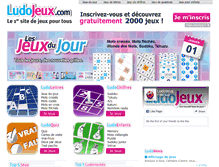 Tablet Screenshot of ludojeux.com